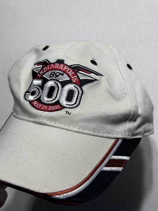 Indycar Other - Indy 500 Vintage 89th Indianapolis Motor Race May 29 2005 Adjustable Trucker Hat